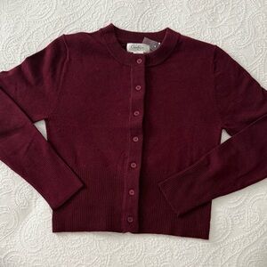 Jessica Simpson Deep Red Women's Cardigan